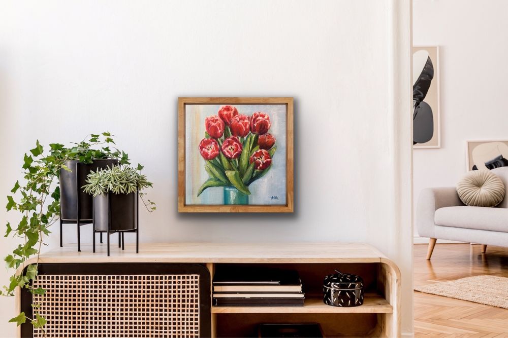 Картина «Весна. Тюльпаны.»