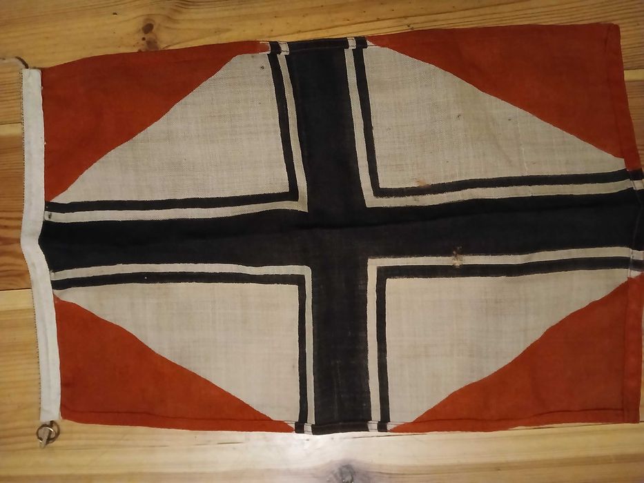 mała flaga bandera Deutsche Siegler Bund kriegsmarine 1912 do 1933