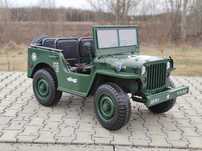 Nowe auto JEEP 4x4 willys na akumulator dla dzieci! Samochód 3osobowy