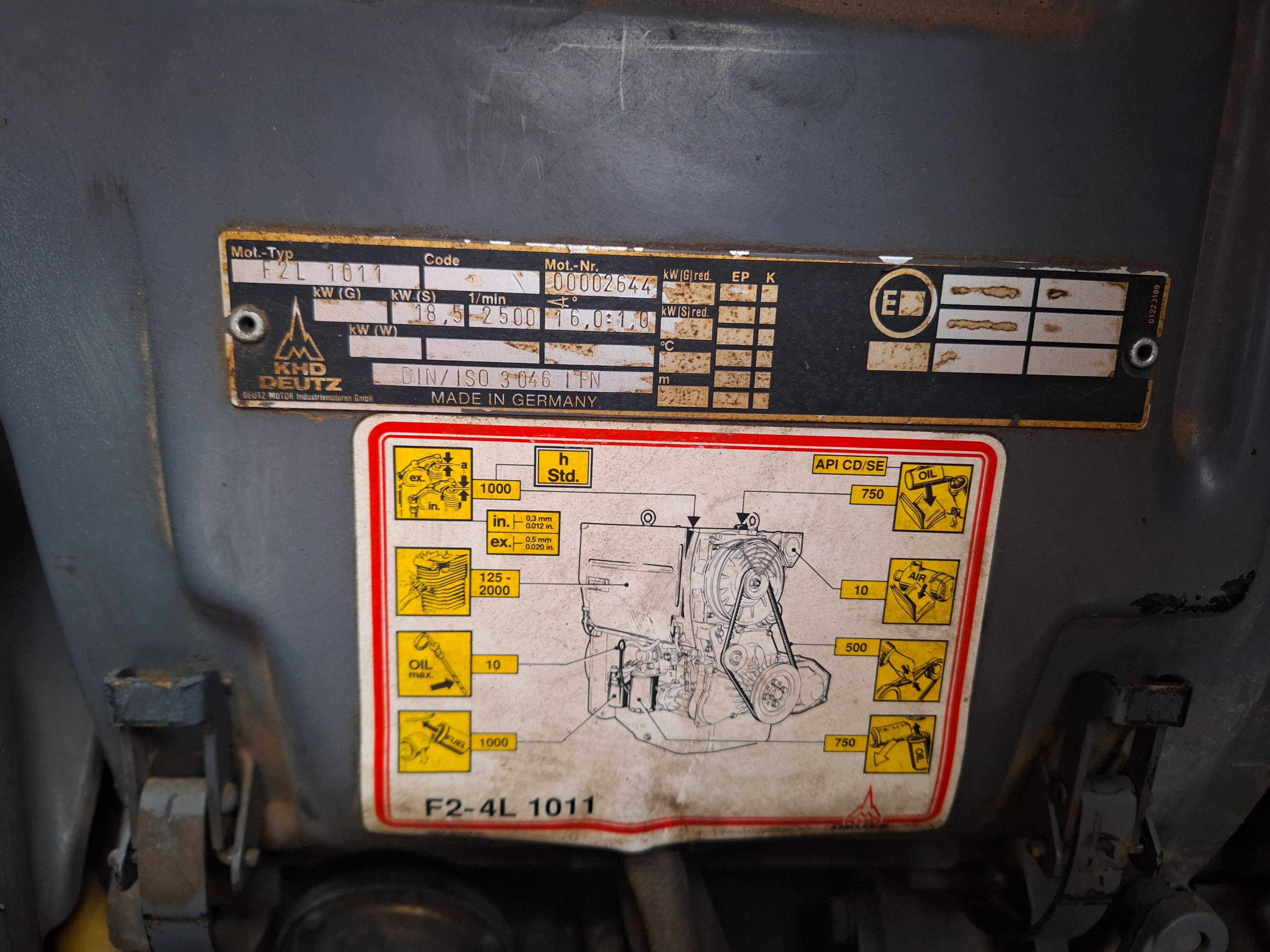 sprezarka srubowa kompresor na przyczepce Atlas Copco silnik Deutz