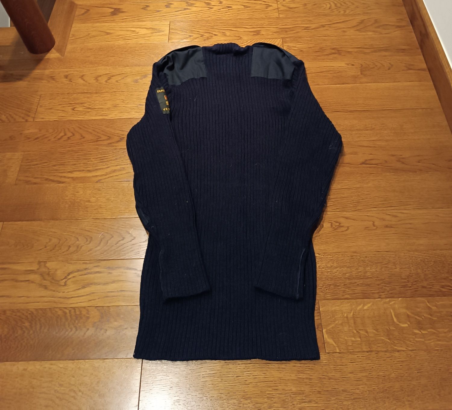 Wełniany Sweter 100% Męski techniczny taktyczny ciepły zimowy