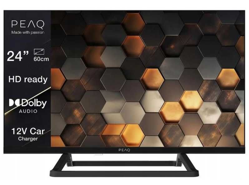 Telewizor PEAQ PTV 24H-5024E 24" HD Multituner TIR Kamper 12 V