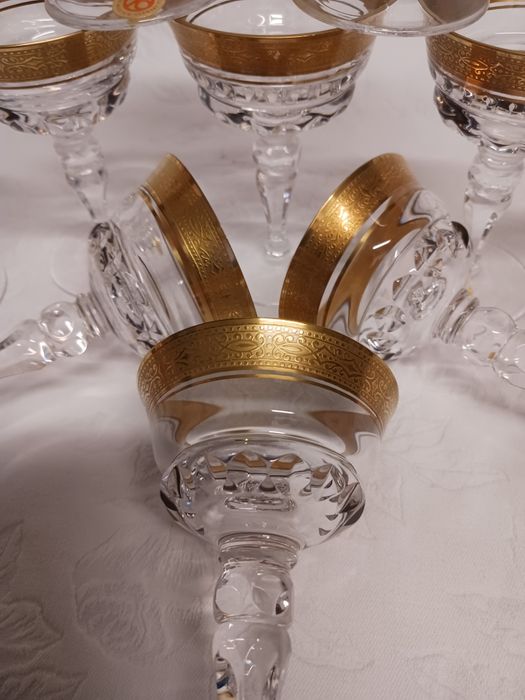 Klokotschnik luksusowe kieliszki do likieru nalewki szklo krysztalowe