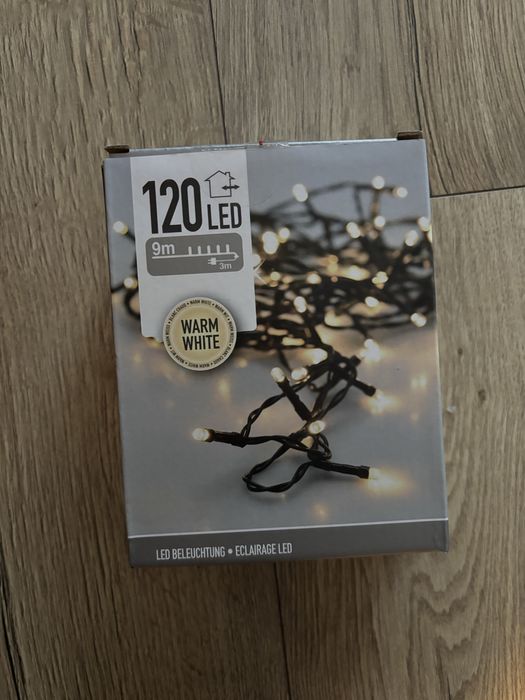 Lampki choinkowe, 9m, cieple swiatlo