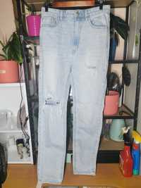 Stradivarius - jeansy straight - rozmiar 40