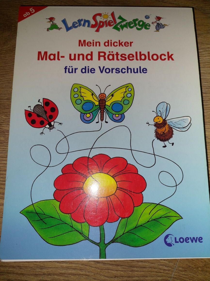 kolorowanka dla przedszkolaka w wersji niemieckiej