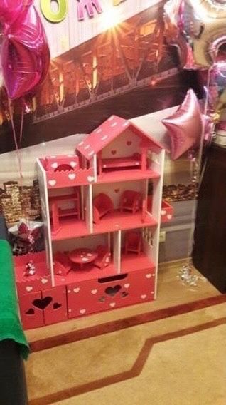 Кукольный домик замок для Барби лол Дом для кукол