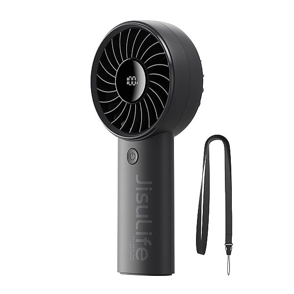 Mini wentylator Jisulife Handheld Fan Life4/5000mAh przenośny wiatracz