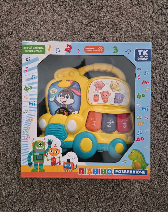 Музична іграшка піаніно Baby Team автобус