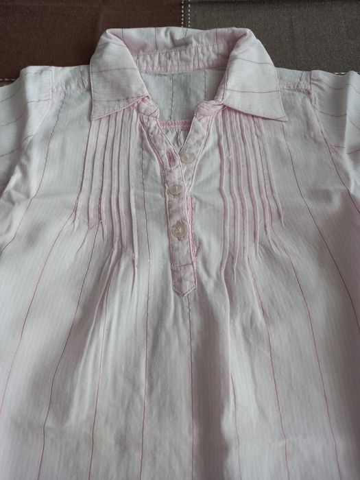 Koszule dziewczęce w kratkę, H&M i in. Rozmiar 98-104 Zestaw