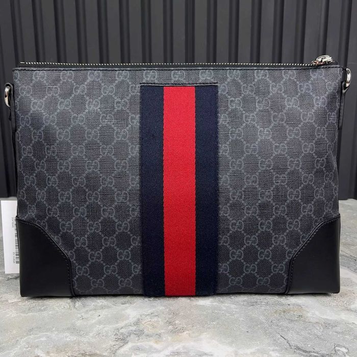 Gucci gg supreme crossboddy messenger bag оригінальна сумка кросбоді