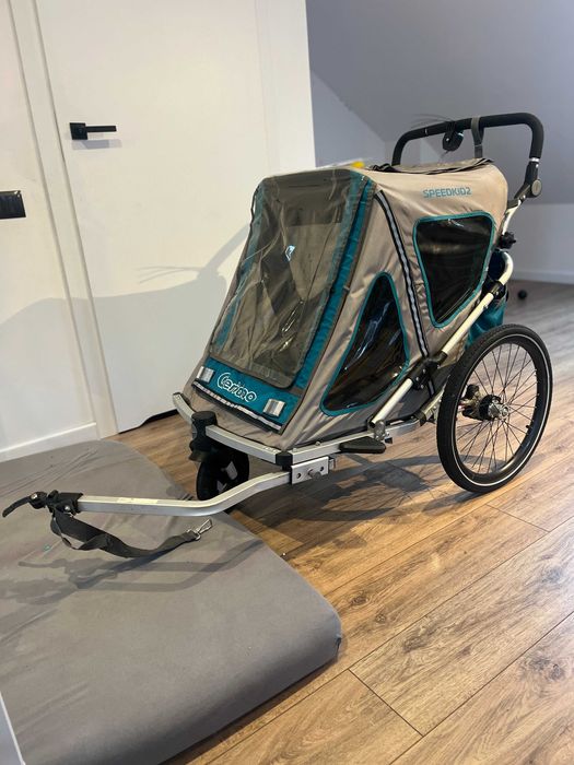 Przyczepka rowerowa dwuosobowa Qeridoo Speedkidz 2019 r.