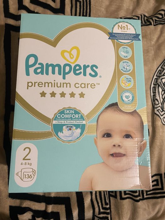 Продам нову пачку Підгузок (Pampera) 132 шт.Другого розміру 2 [4-8кг]