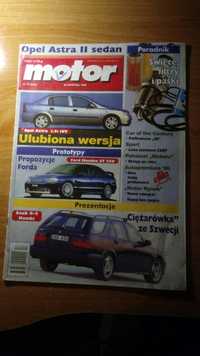 Czasopismo Motor Archiwalne 1999 Saab 9-5 Opel Astra Mondeo Octavia