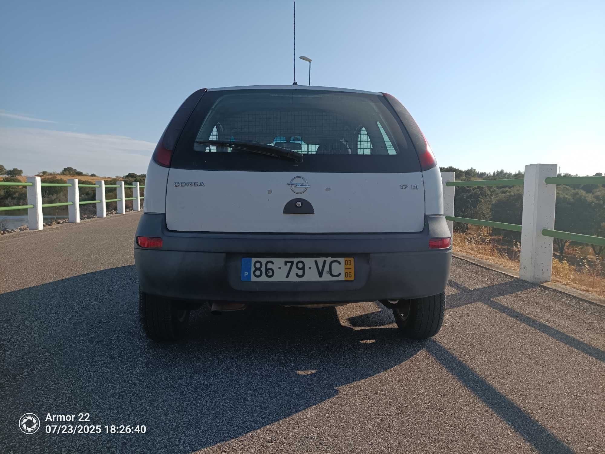 Opel Corsa-C Van impecável, motor isuzu 1.7