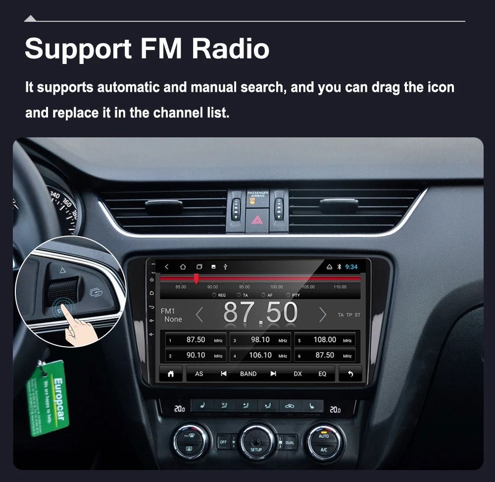 Auto Radio Seat Leon3 * 2Din* 2012 a 2020