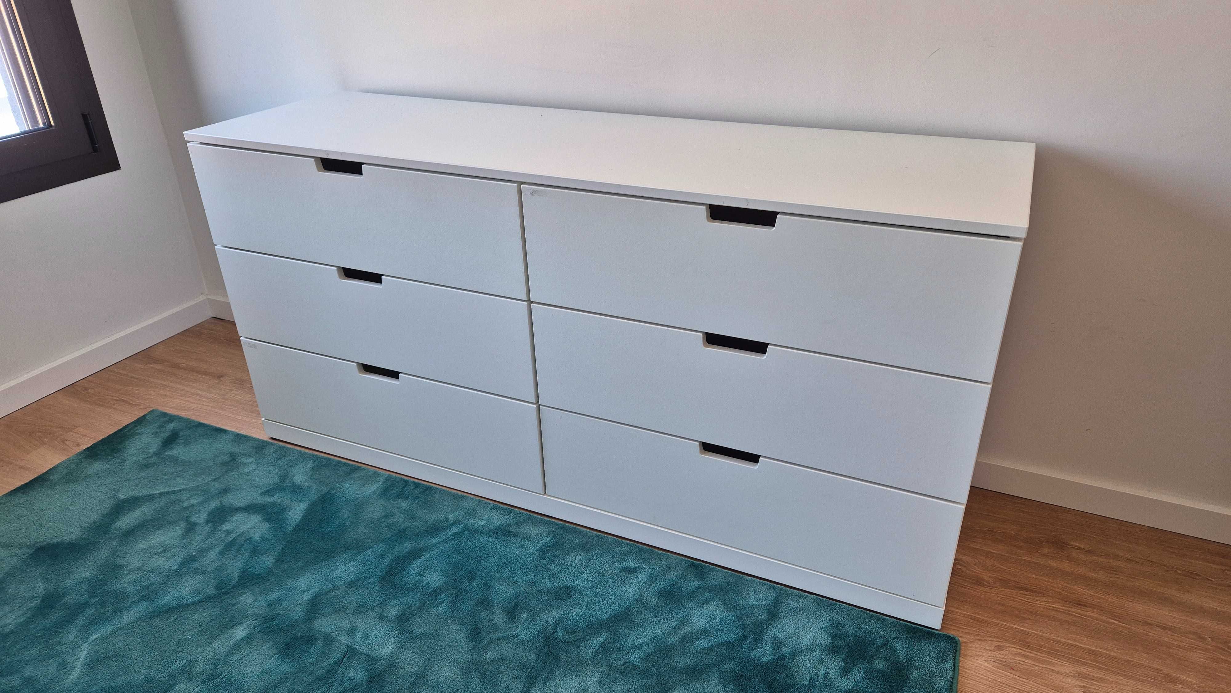 Duas comodas 6 gavetas IKEA Nordli (ou uma com 12 gavetas)