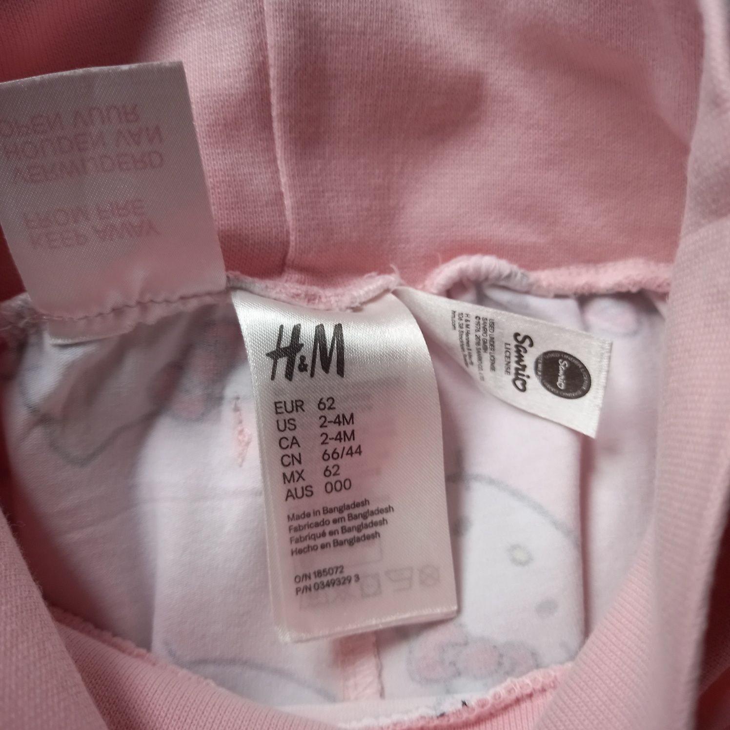 Spodenki H&M Hello Kitty r.62