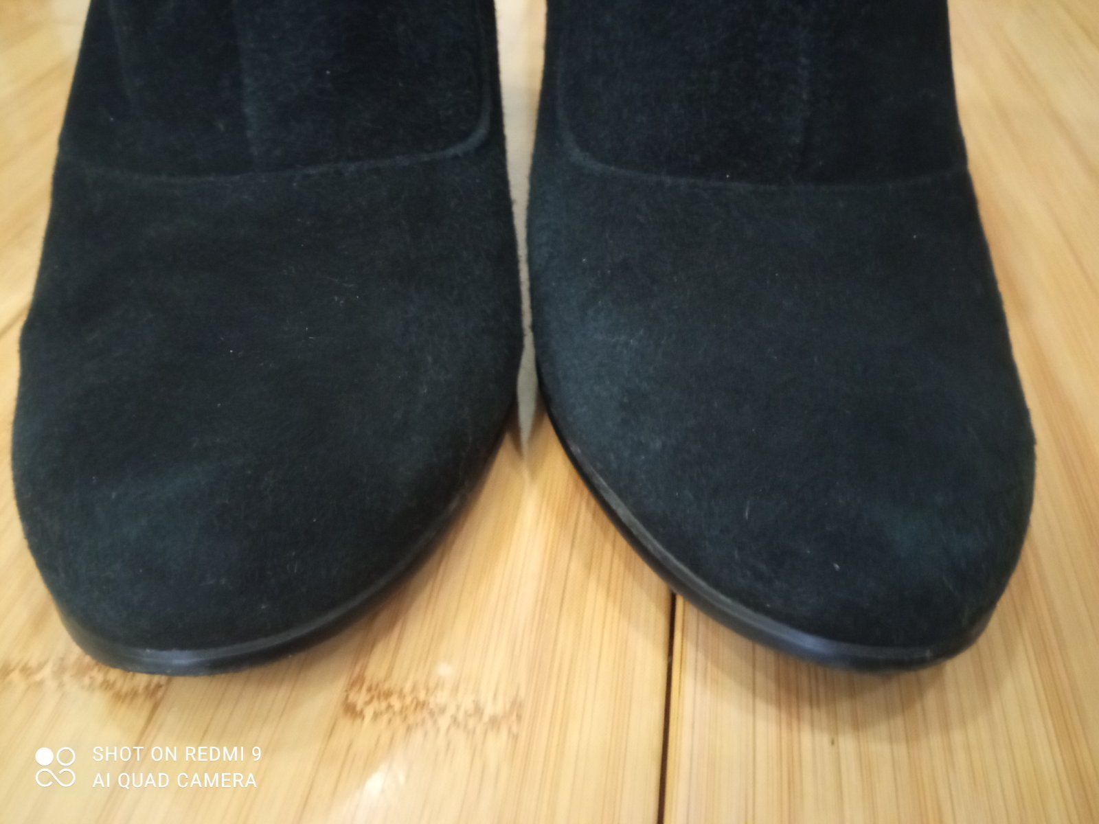 Туфли обувь боти ботинки чобітки чорні замша 38 39 розмір Berloni