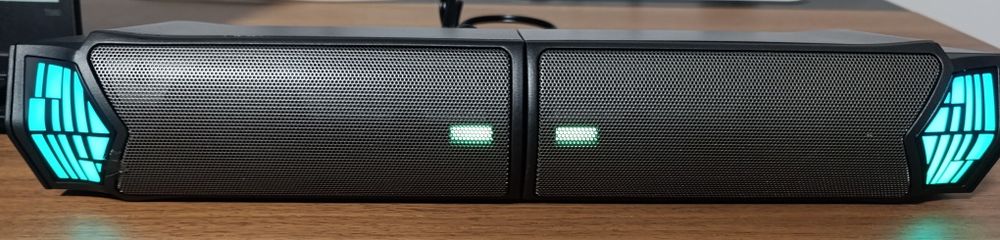 Smalody Głośnik komputerowy 2w1 Bluetooth RGB – Soundbar & Stereo!
