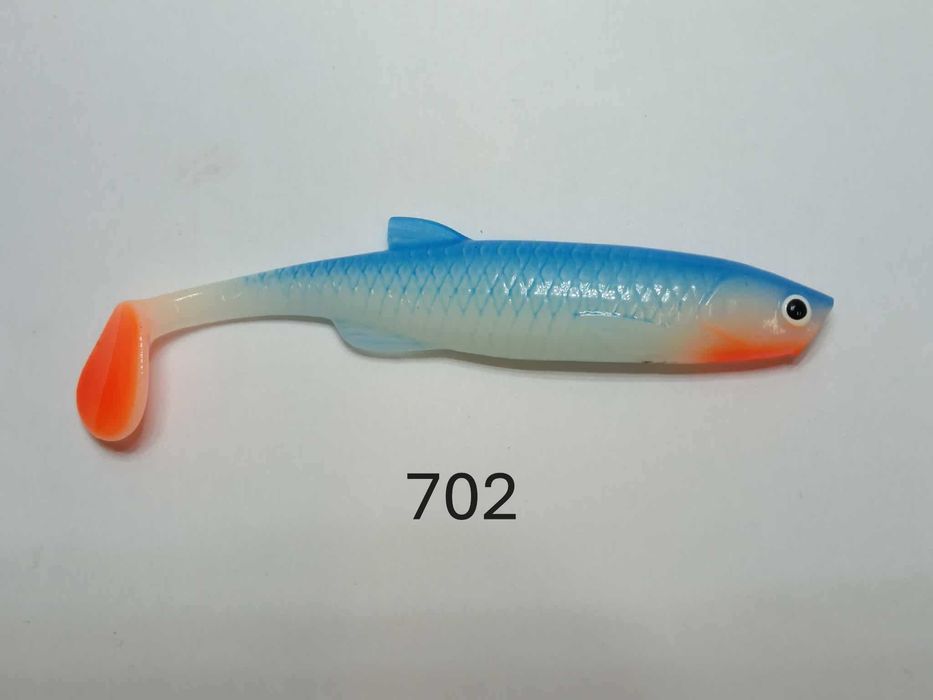 Mr. Bleak riper kopyto uklejka 12,5cm biały niebieski grzbiet UV ogon