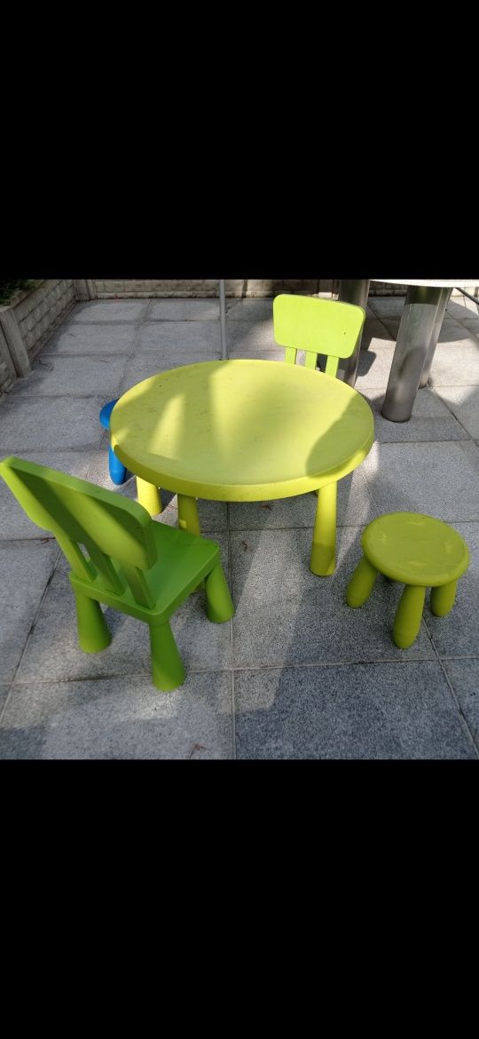 Ikea ogrodowy Stolik , Krzeselka dla dzieci