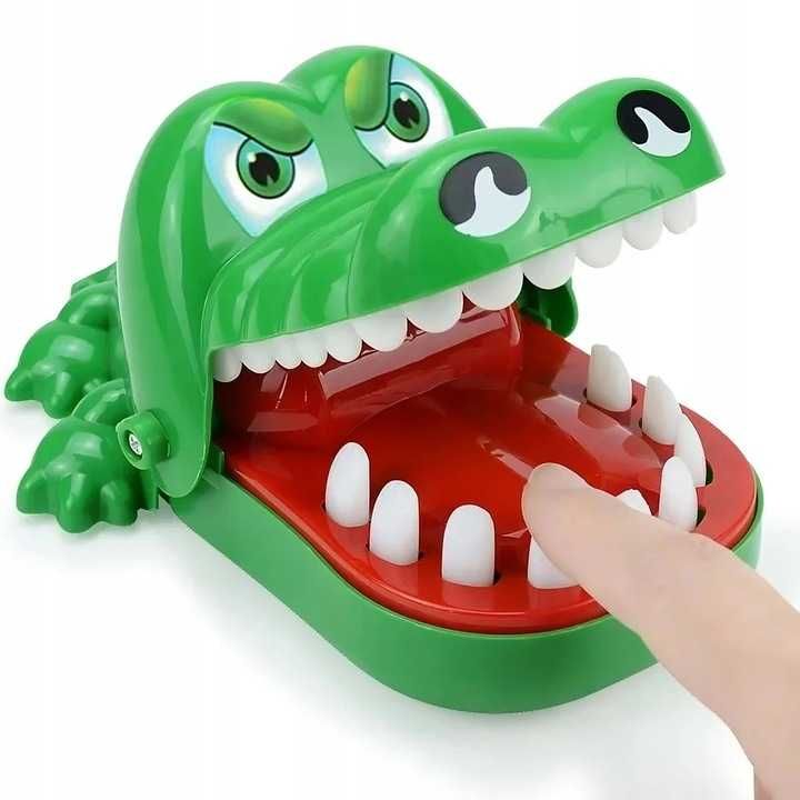 Gra Krokodyl Kajman Zabawka Dla Dzieci Aligator Ząbek U Dentysty Duży