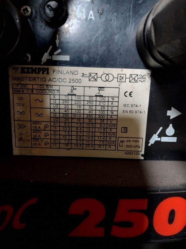 Spawarka KEMPPI  Mastertig 2500 AC-DC