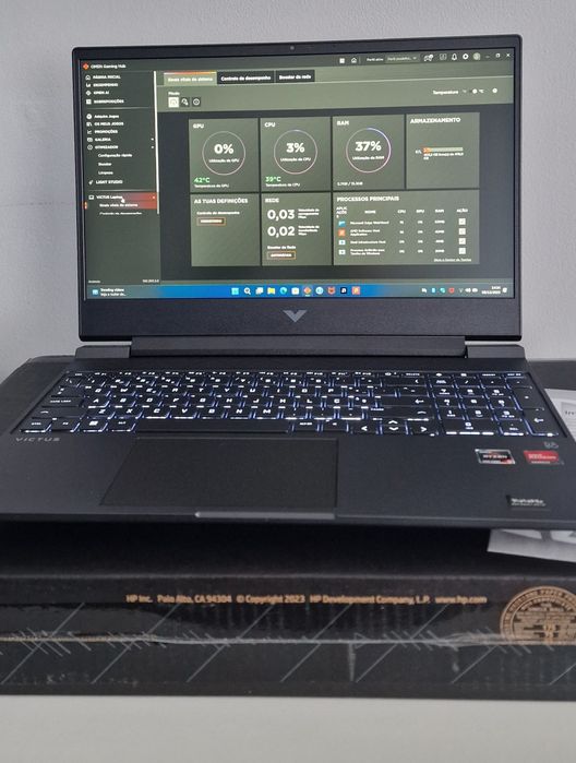 HP Victus – Novo | Ryzen 5 | RX 6500M | 16GB RAM | 512GB SSD | 144Hz