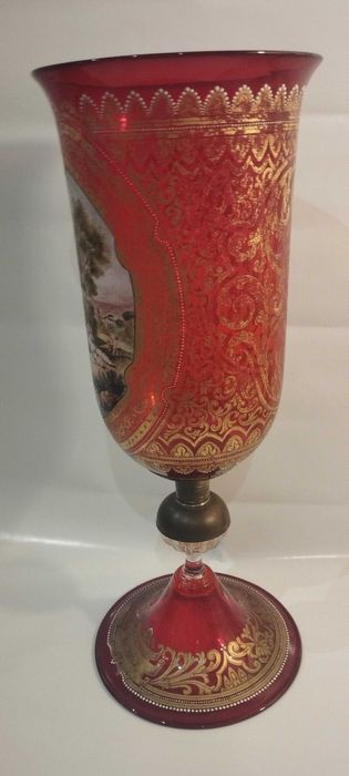 Jarra/Cálice SALVIATI Murano Veneziano 1920 / Troco