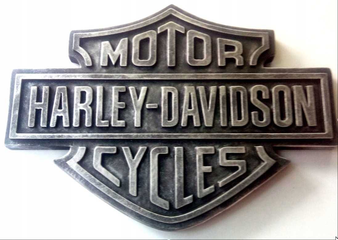 Harley Davidson Tablica RETRO Przestrzenna 3D do pokoju lub garażu