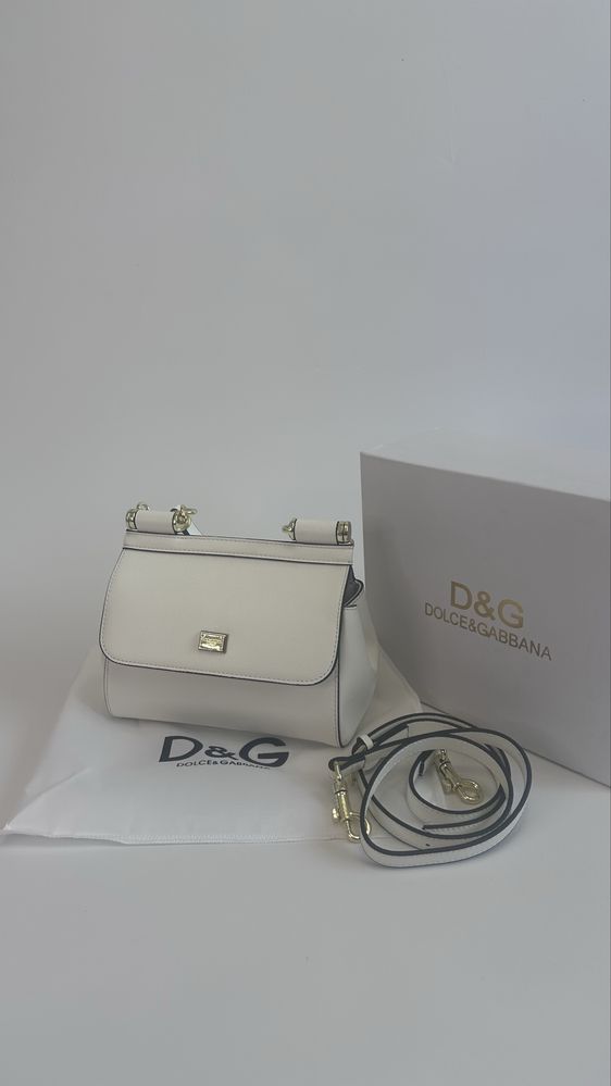 Жіноча сумка з натуральної шкіри Dolce&Gabbana DG Дольче Габбана