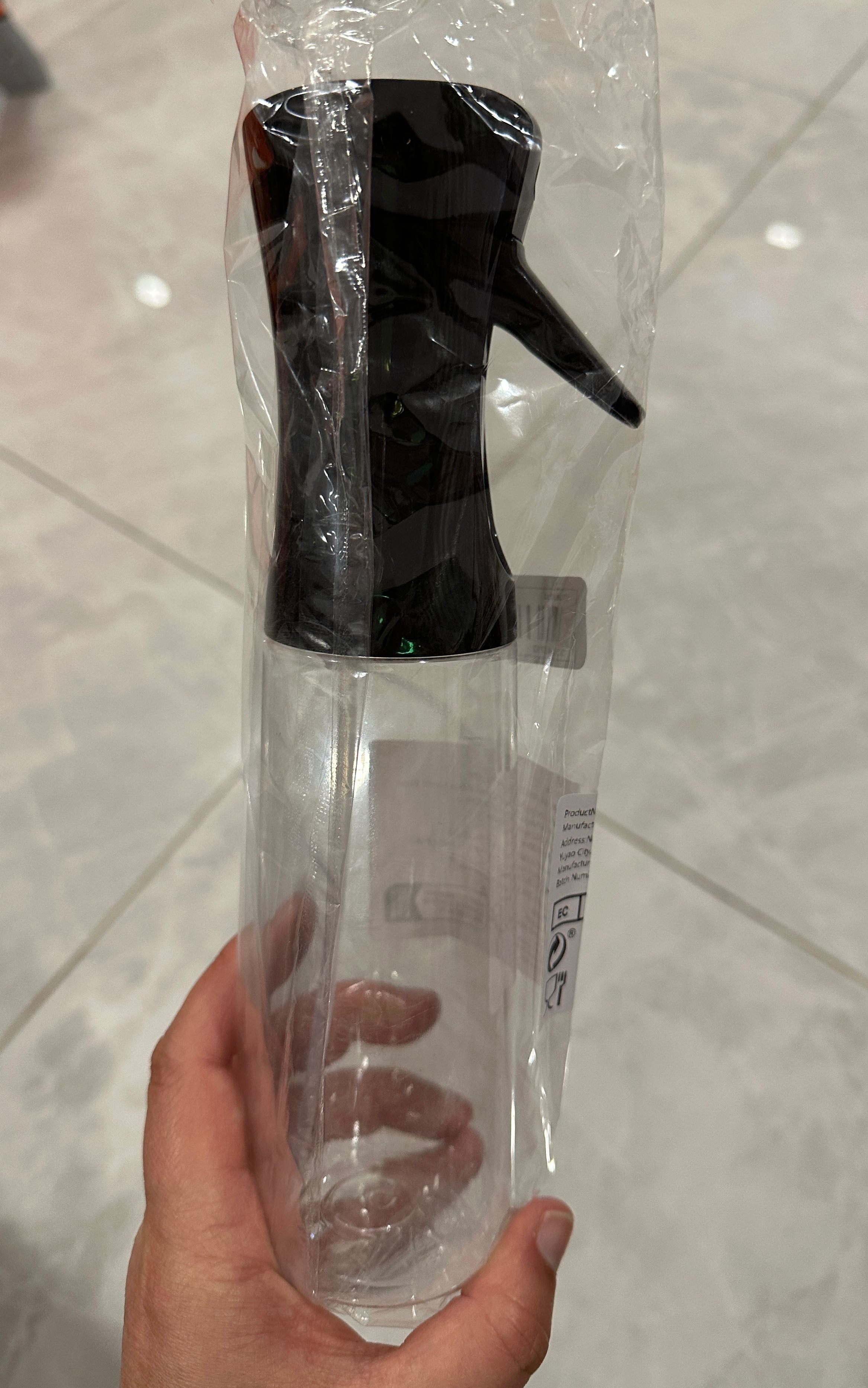 Spray para Azeite 300 ml Preto
