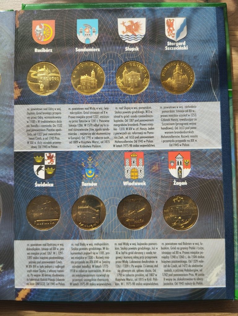 Polskie monety dwuzłotowe zestaw 32 monet