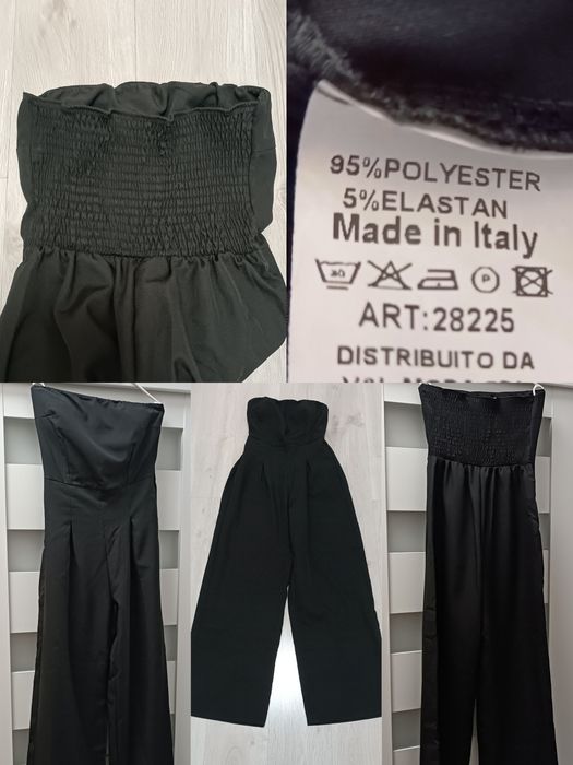 Zestaw sweter Mohito + Kombinezon uni szerokie spodnie marszczenie