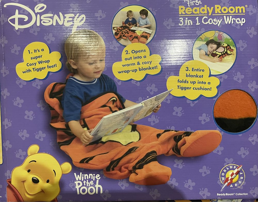 Śpiworek, poduszka, kocyk 3 w 1 Disney Tygrysek