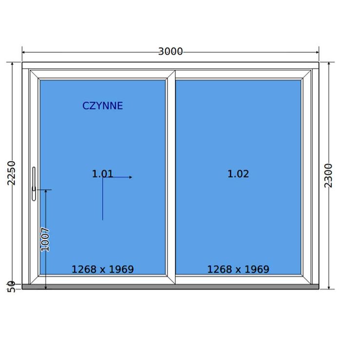 Drzwi Wejściowe Tarasowe Podnoszono-Przesuwne HST Balkonowe Antracyt