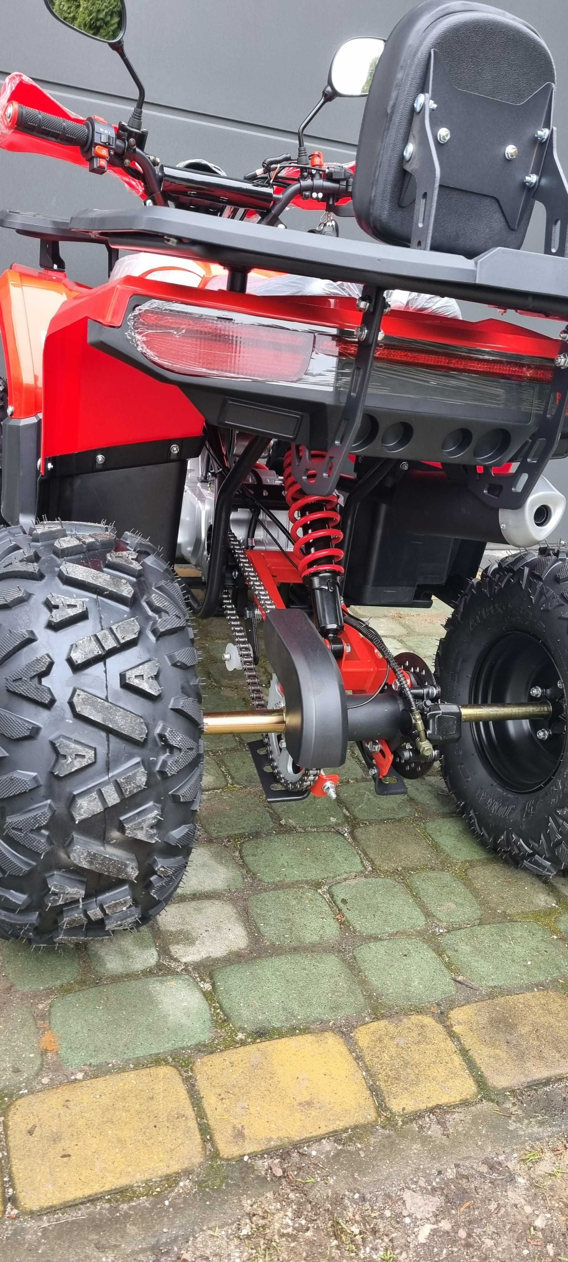 Quad HB-ATV 125G Koło 8" ARMOUR PRO Czerwony