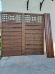 Pergola ogrodowa drewniana 2szt + słup 4szt,, stan bardzo dobry.