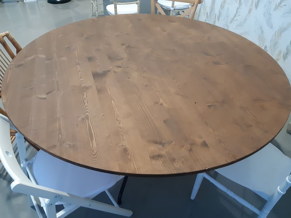 Tampos de madeira redondos