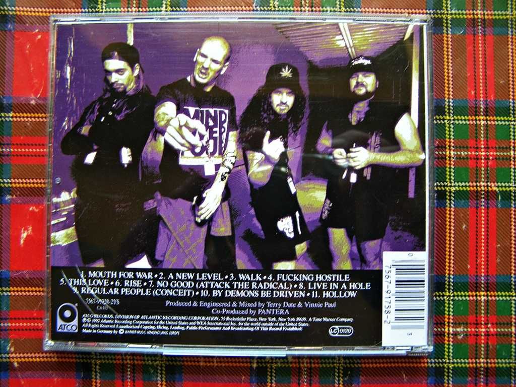 Pantera - Vulgar Display of Power 1st Press ! German N/Mint !!!