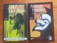 Aldous Huxley i J.M.G. Le Clezio pakiet książek