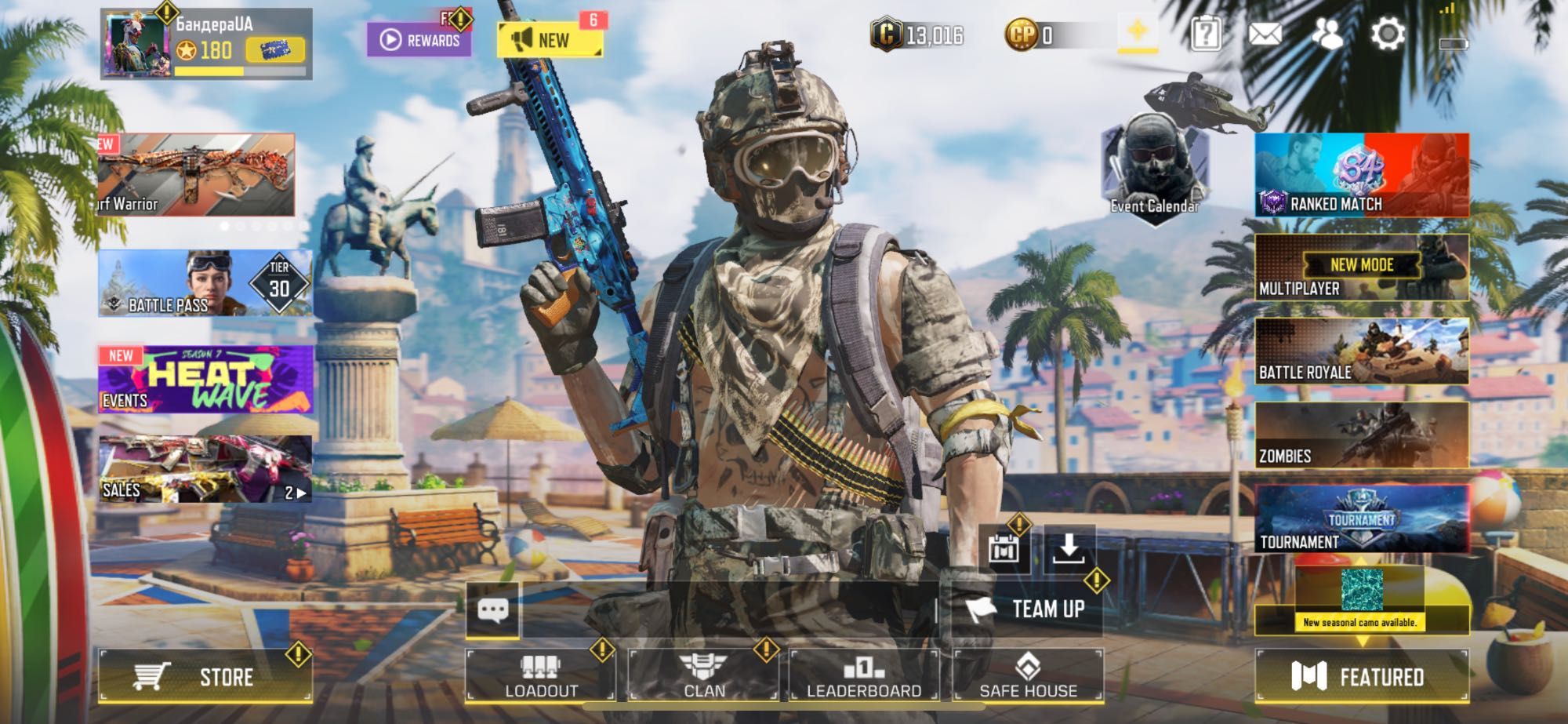 Ігровий акаунт Call of Duty mobile