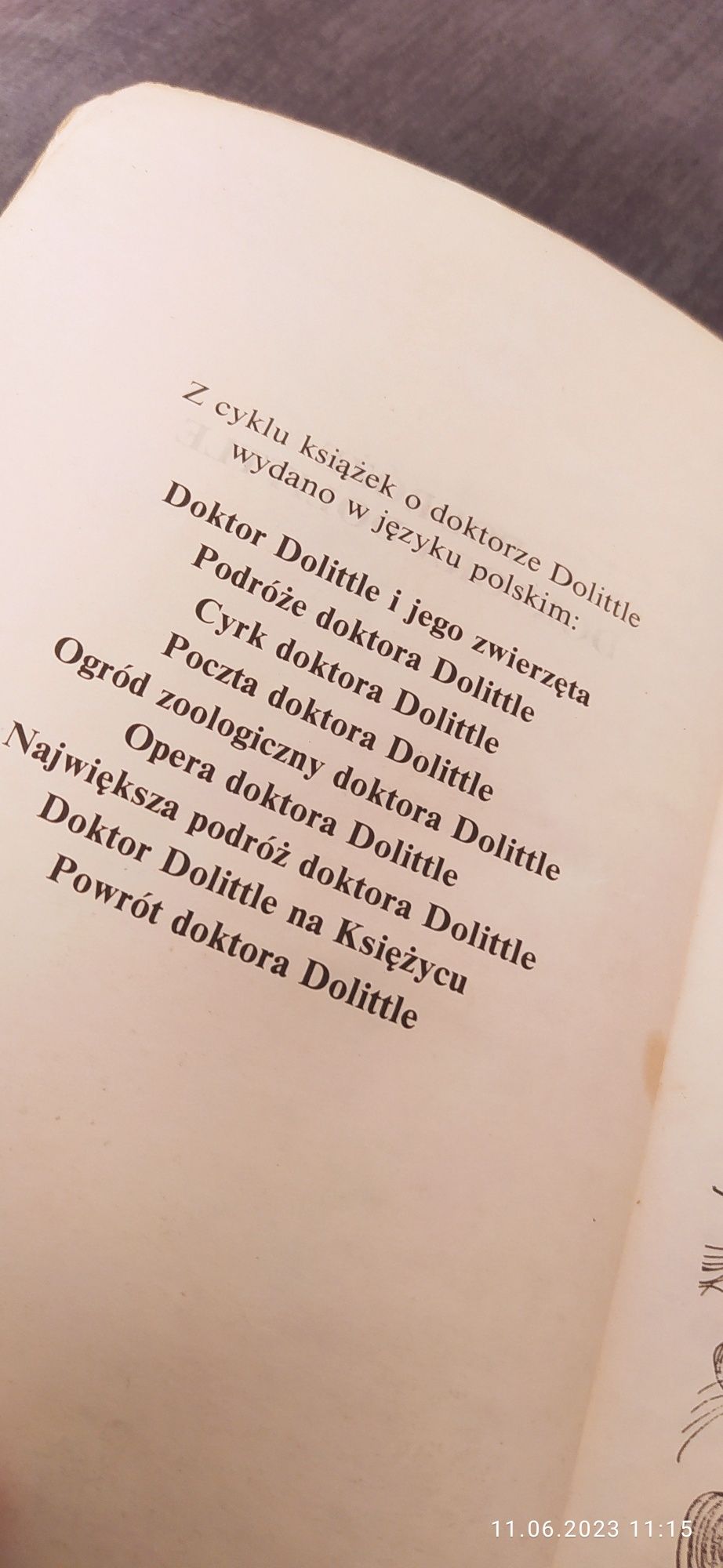 Podróże doktora Doolittle rok 1985