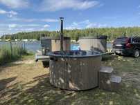 Balia ogrodowa balie jacuzzi wanna hydromasaż bania piec spa