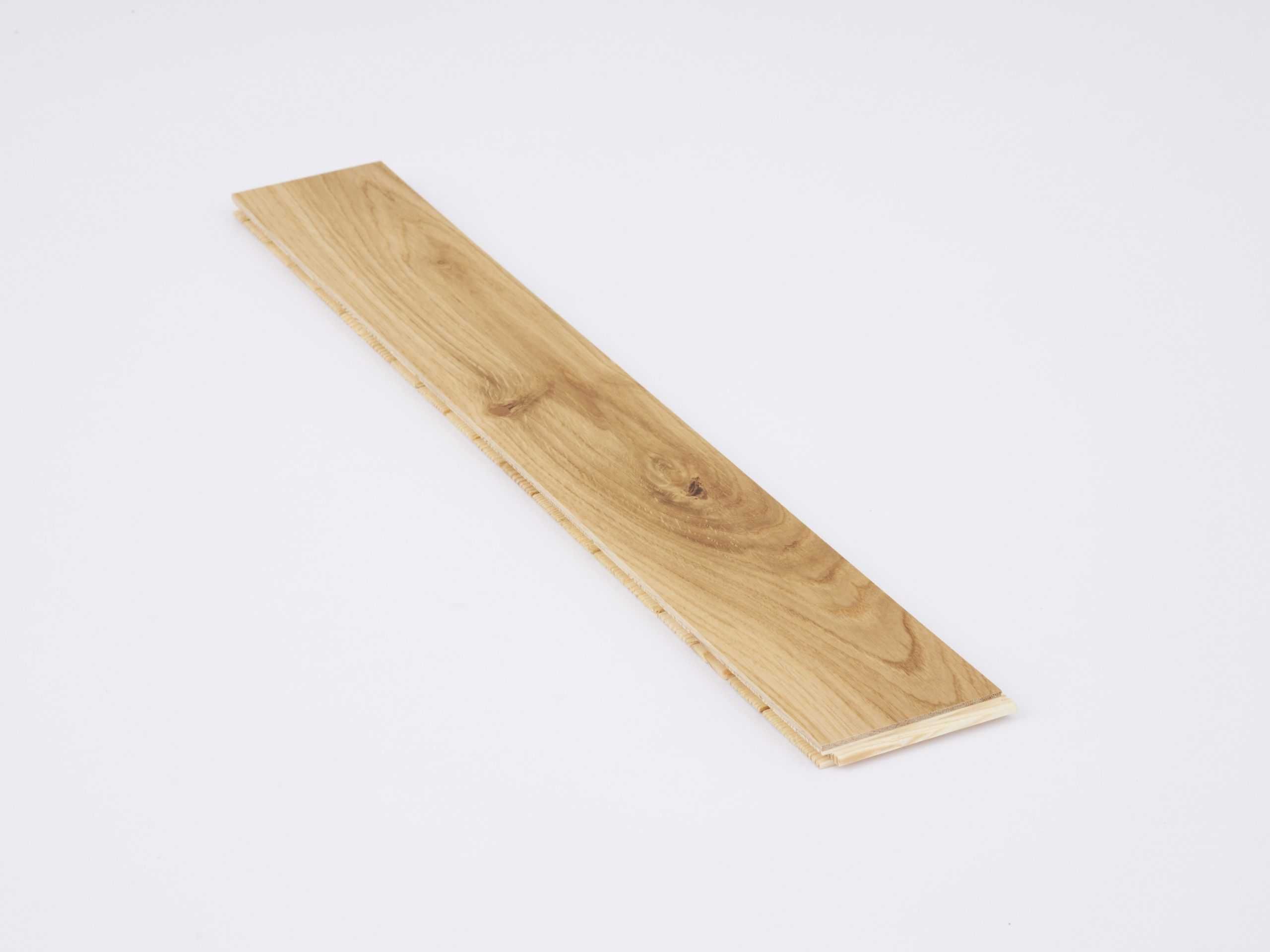 Parkiet 2- warstwowy dębowy Rustical 11x70x350-490 lakierowany