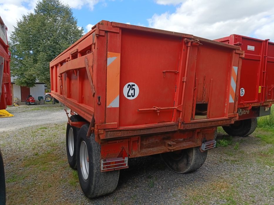 Przyczepa skorupa wywrotka tandem