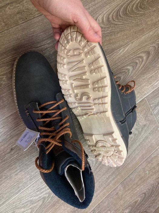 Черевики демісезонні Mustang зі штучного матеріалу 43