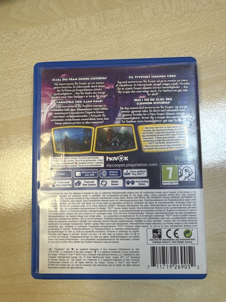 Gra psvita sly cooper thieves in time