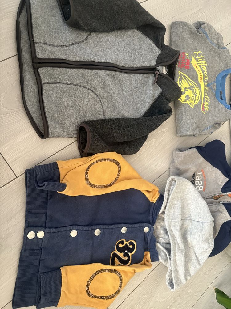 Zestaw 6, bluza r 86 wiosenna chłopięca polar